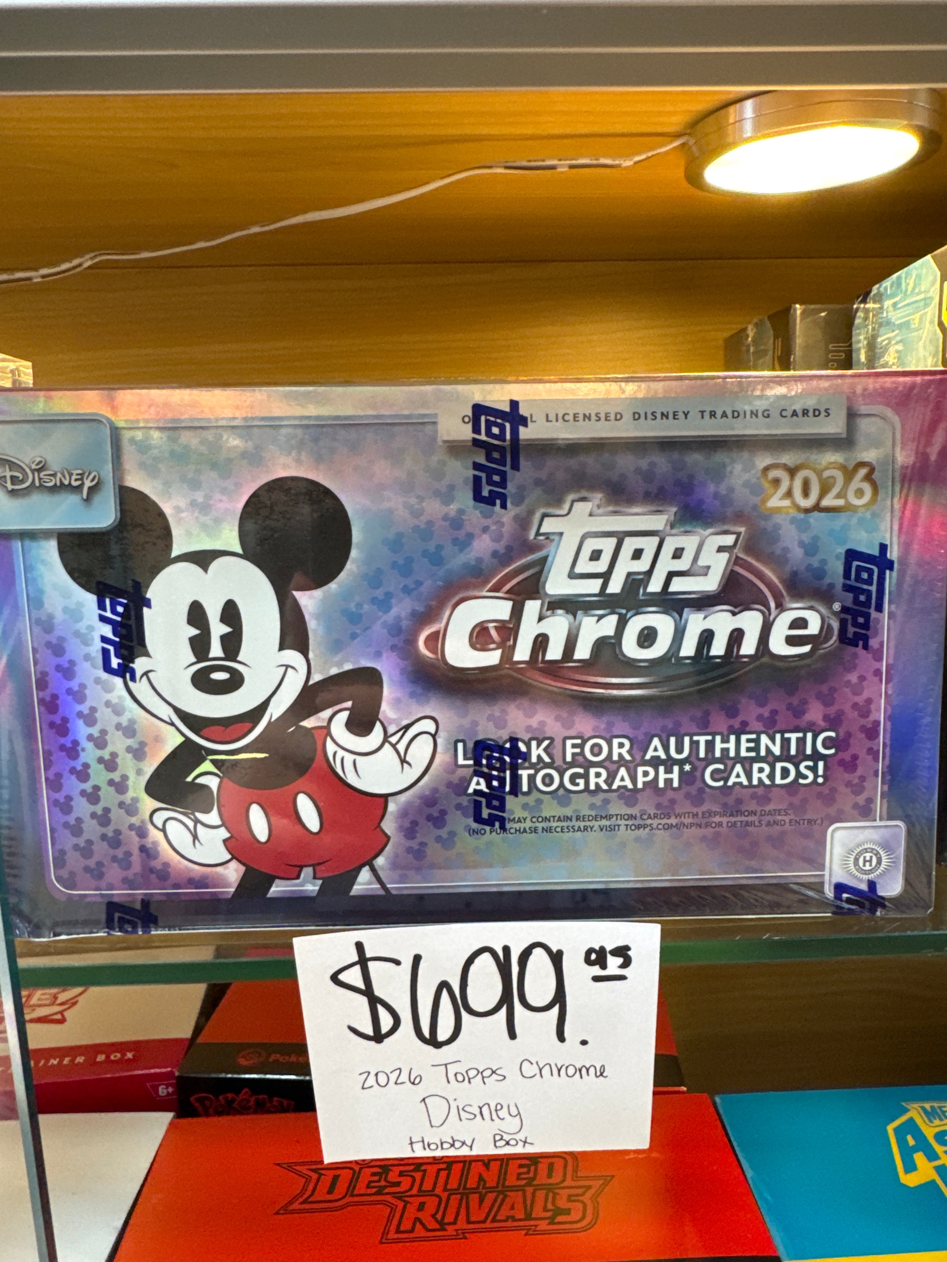 2026 TOPPS Chrome Disney HOBBY BOX