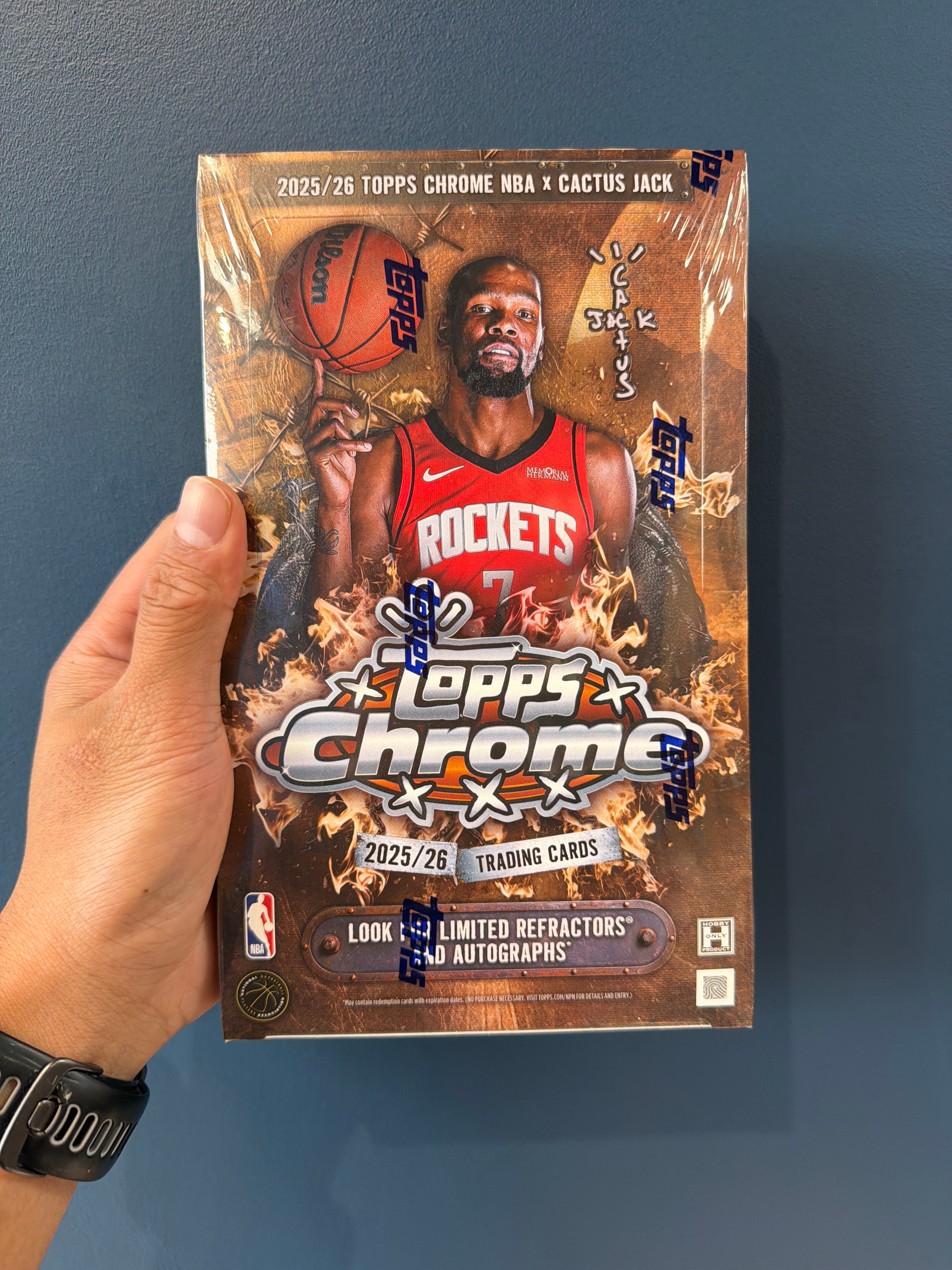 2025-26 TOPPS CHROME CACTUS JACK HOBBY BOX