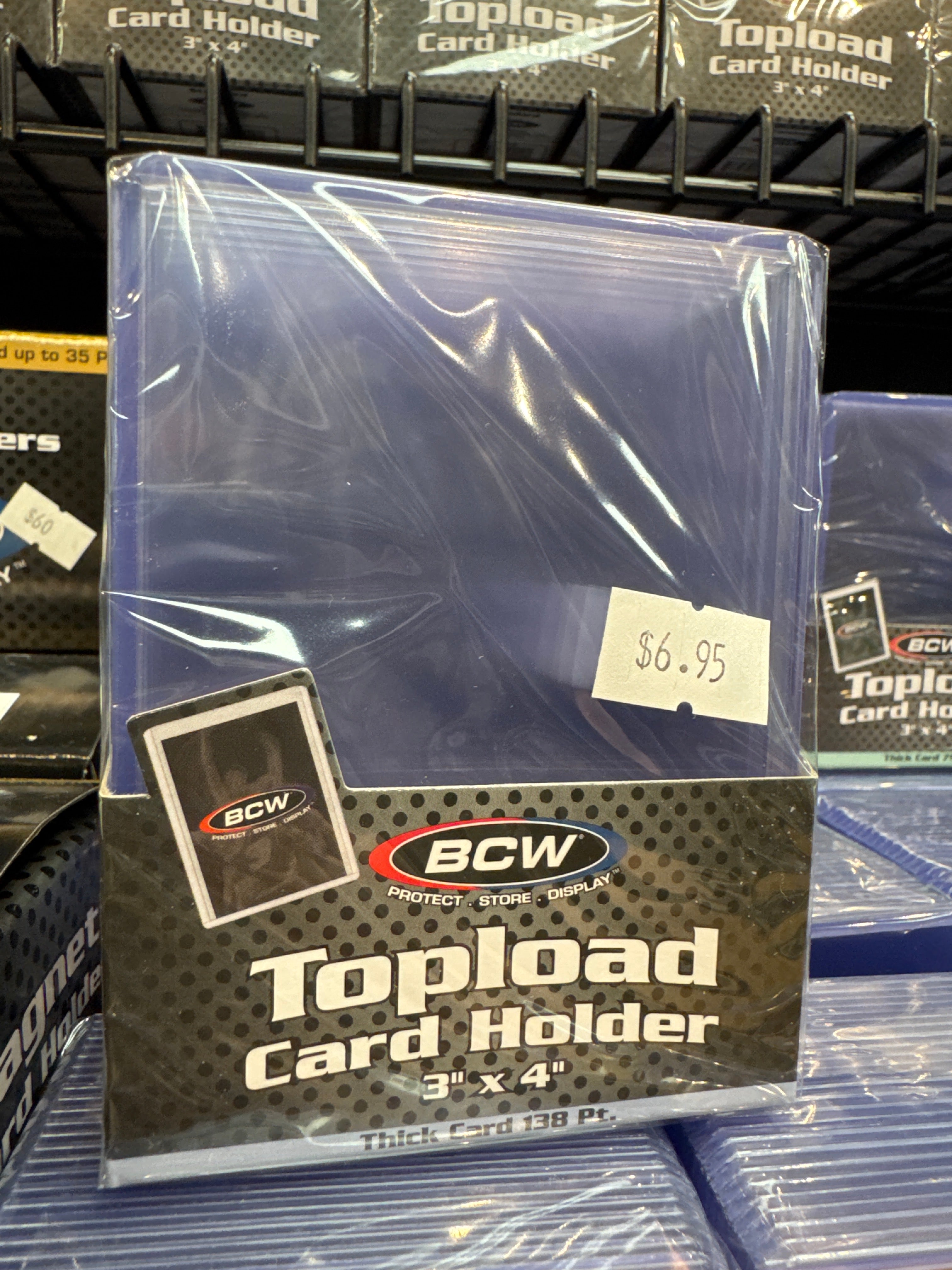 BCW Thick Card Toploader 138pt.