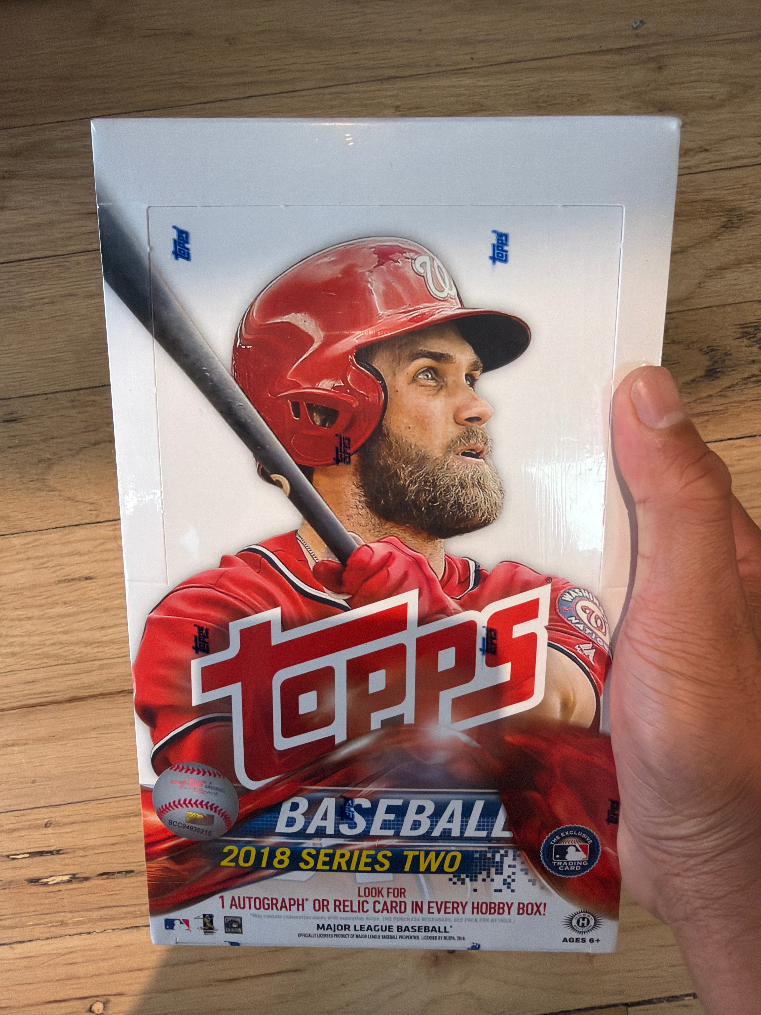 2018 TOPPS BASEBALL HOBBY BOX