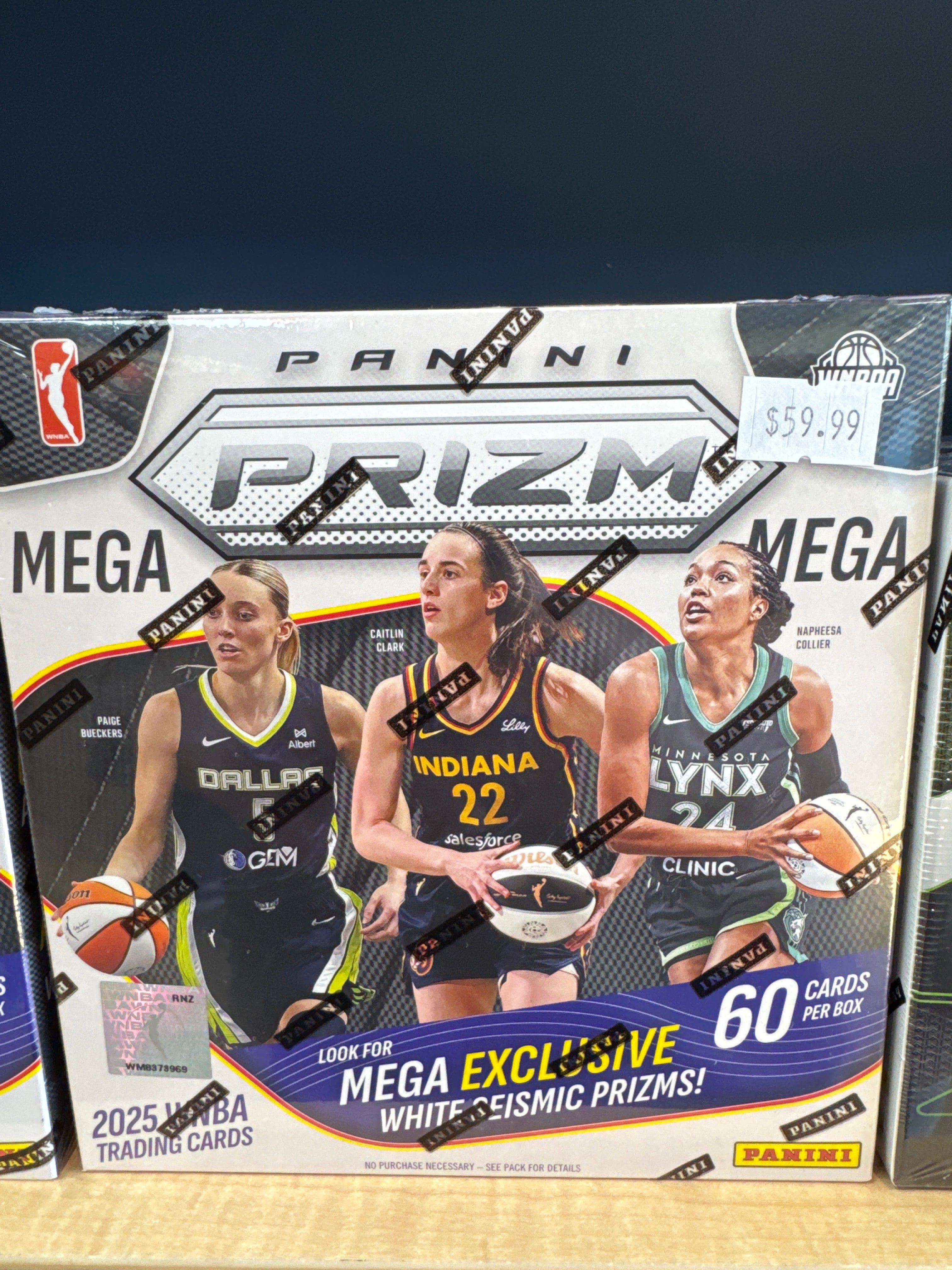 2025 WNBA PRIZM Mega Box