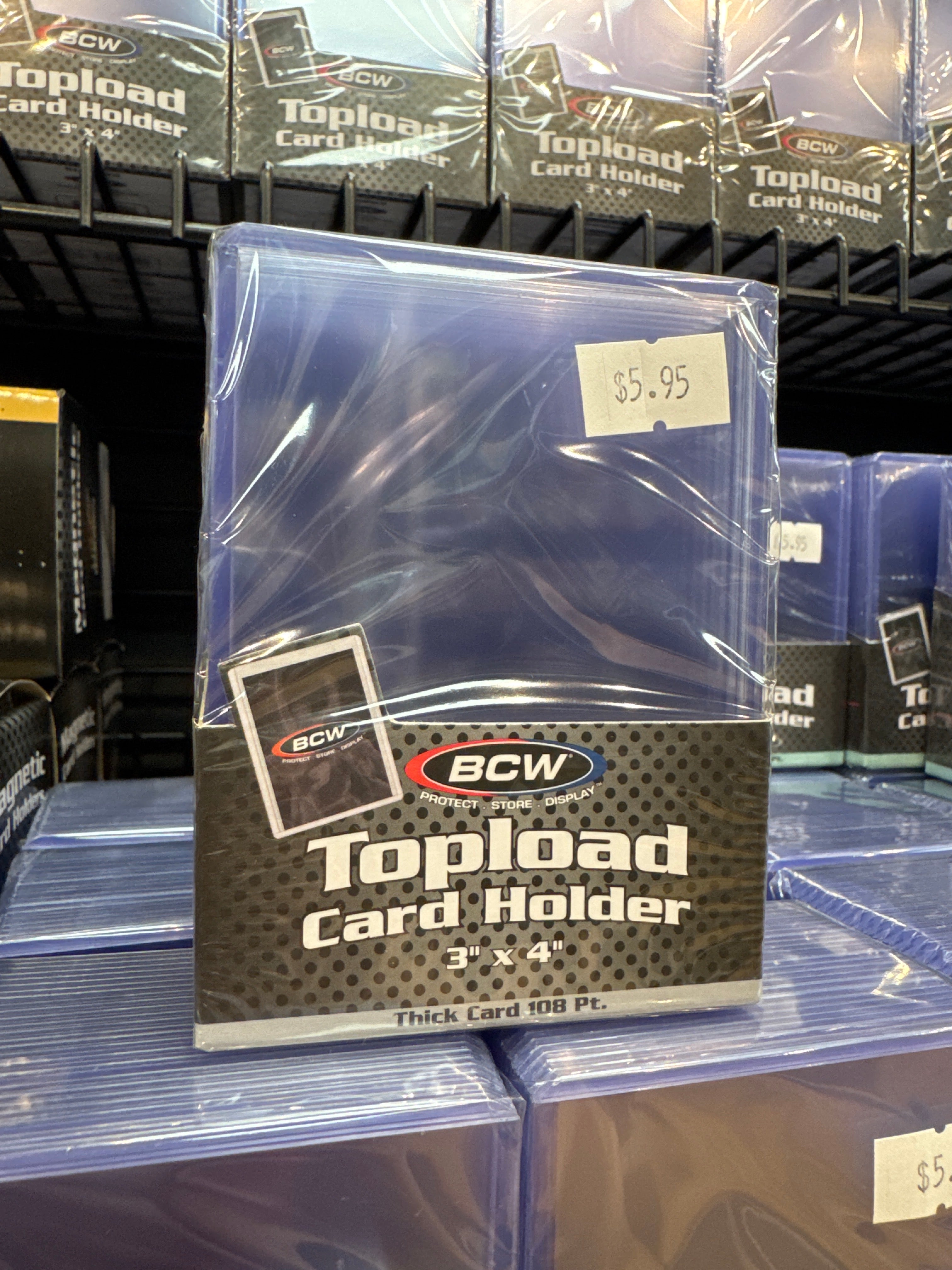 BCW Thick Card Toploader 108pt.