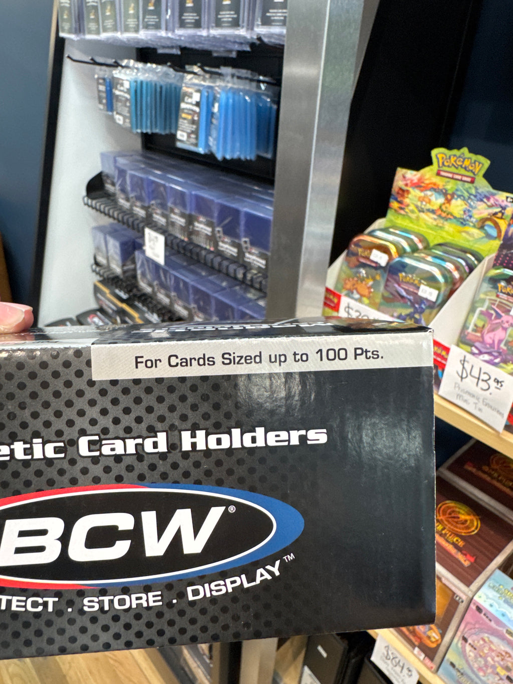 BCW Magnetic Card Holder Case 100pt.