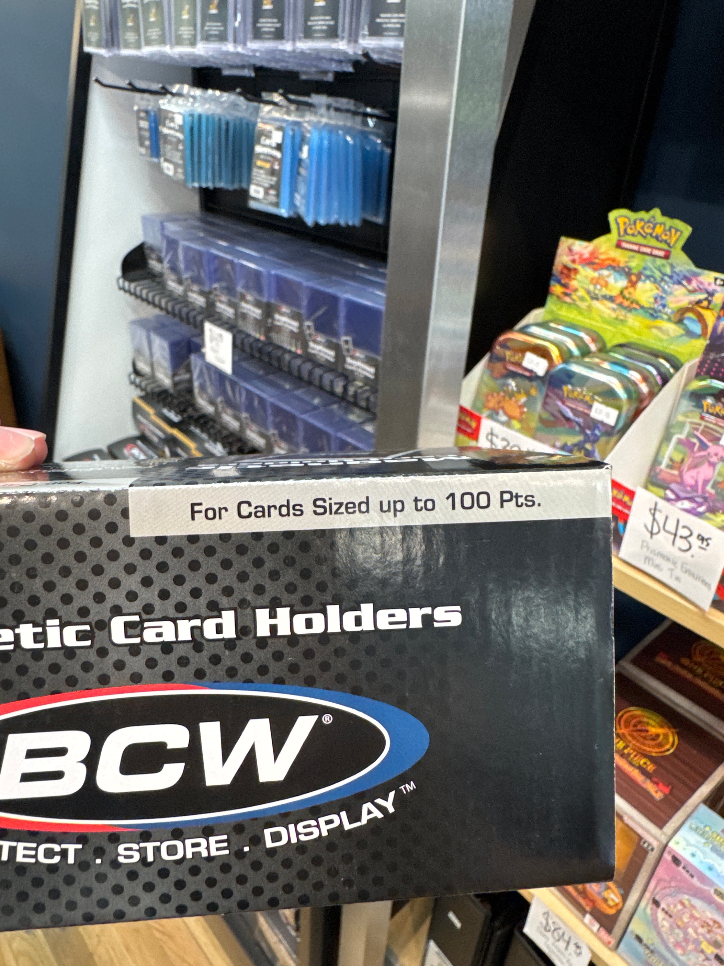 BCW Magnetic Card Holder Case 100pt.