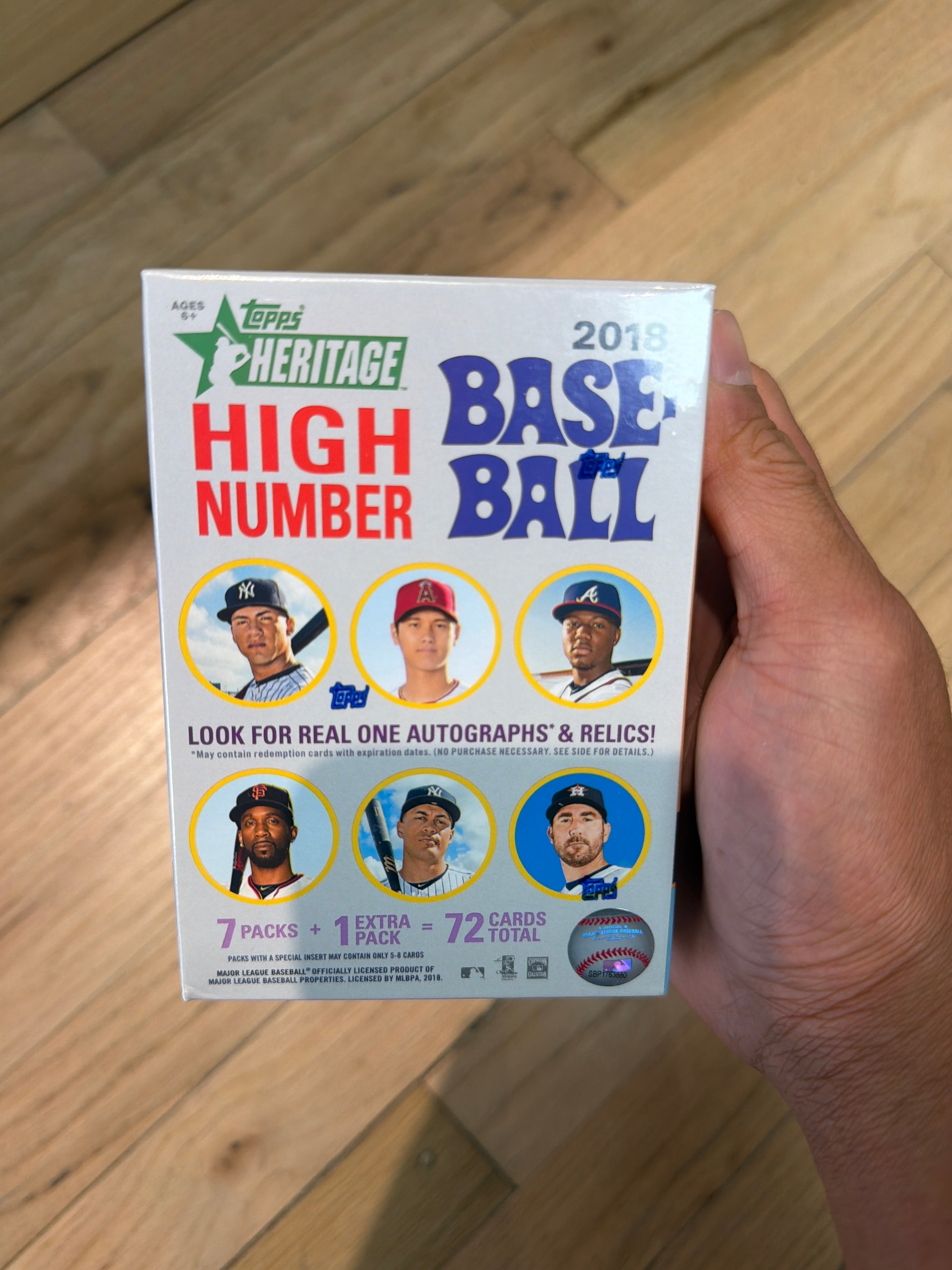 2018 HERITAGE HIGH NUMBER BLASTER BOX