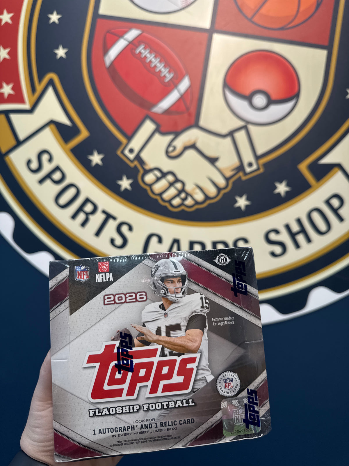 2026 TOPPS Flagship Football Jumbo Box