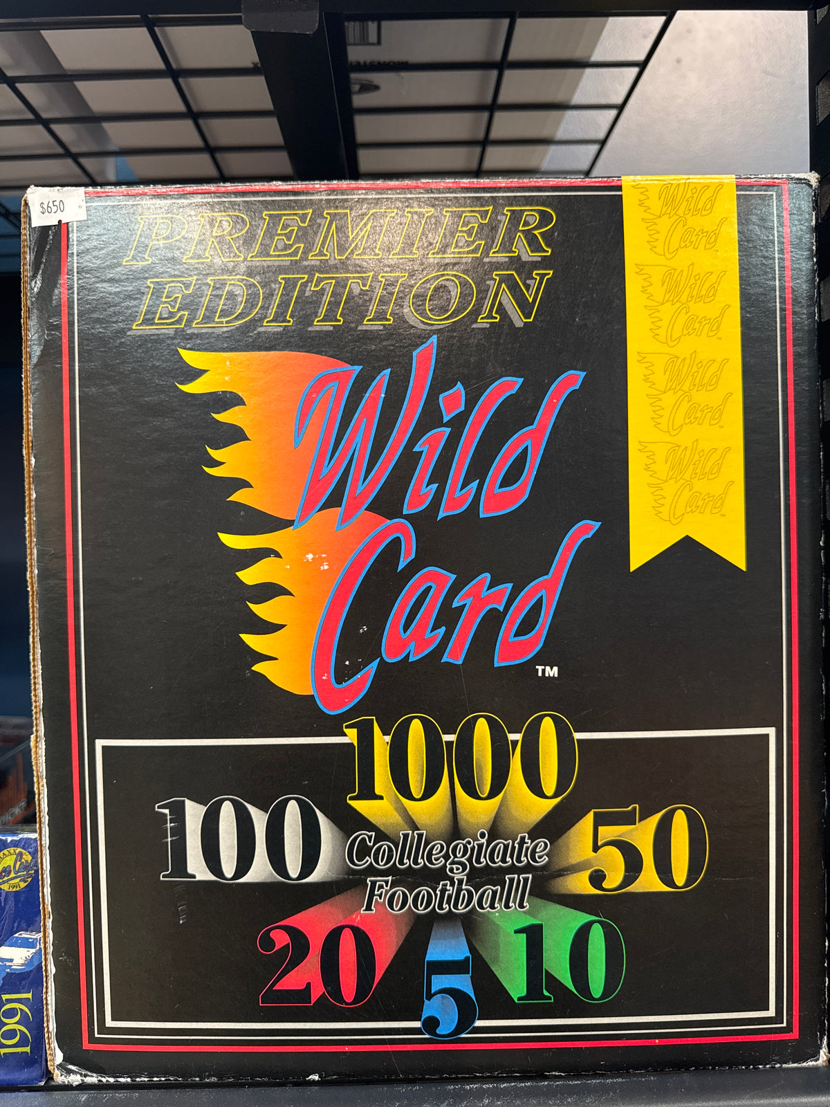 Wild Card Collegiate Football Premier Edition Sealed Box