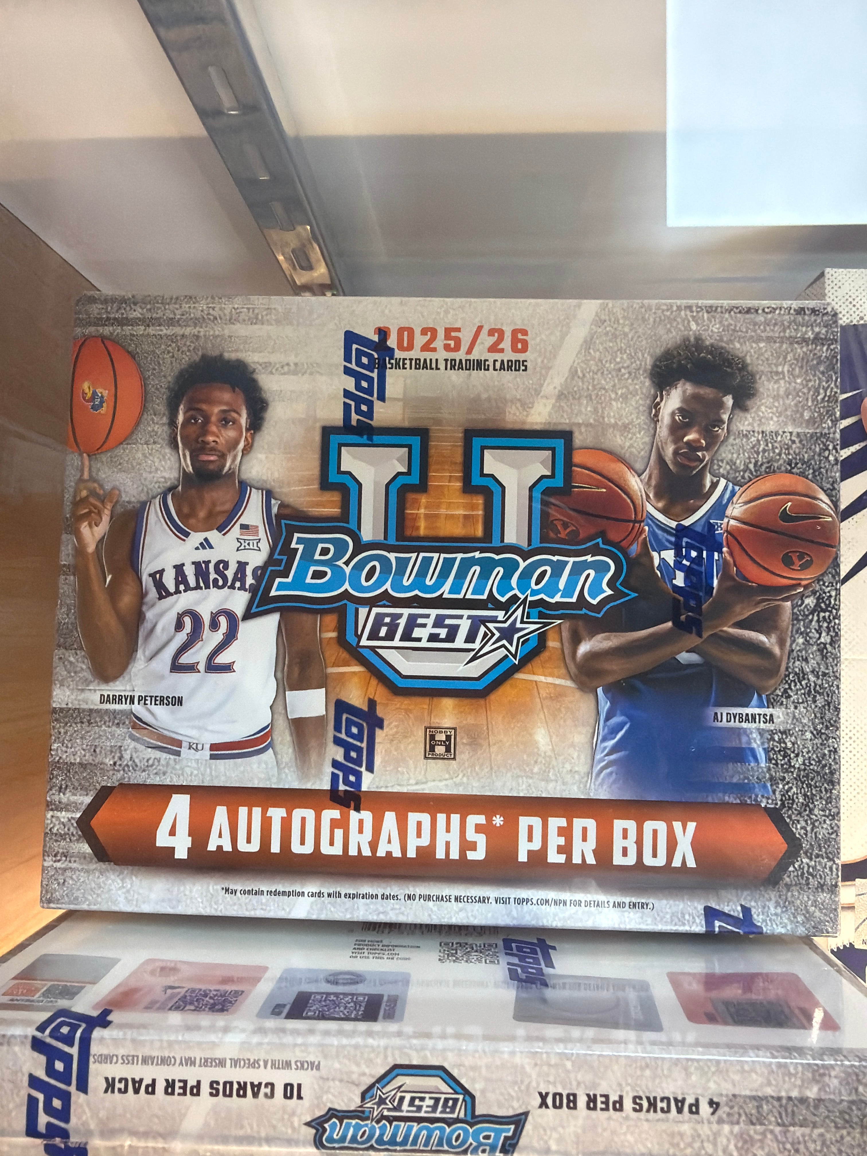 2025-26 BOWMAN BEST U BASKETBALL HOBBY BOX