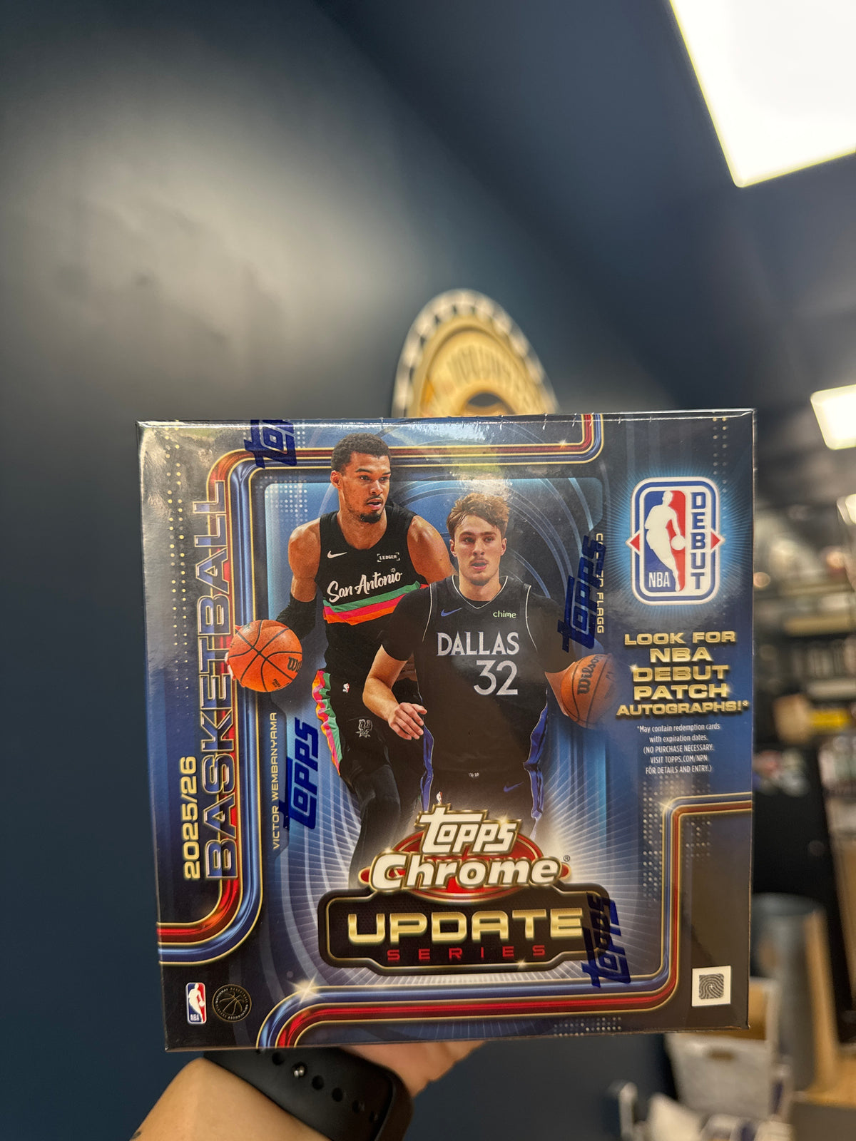 2025-26 Topps Chrome Update Series Mega Box