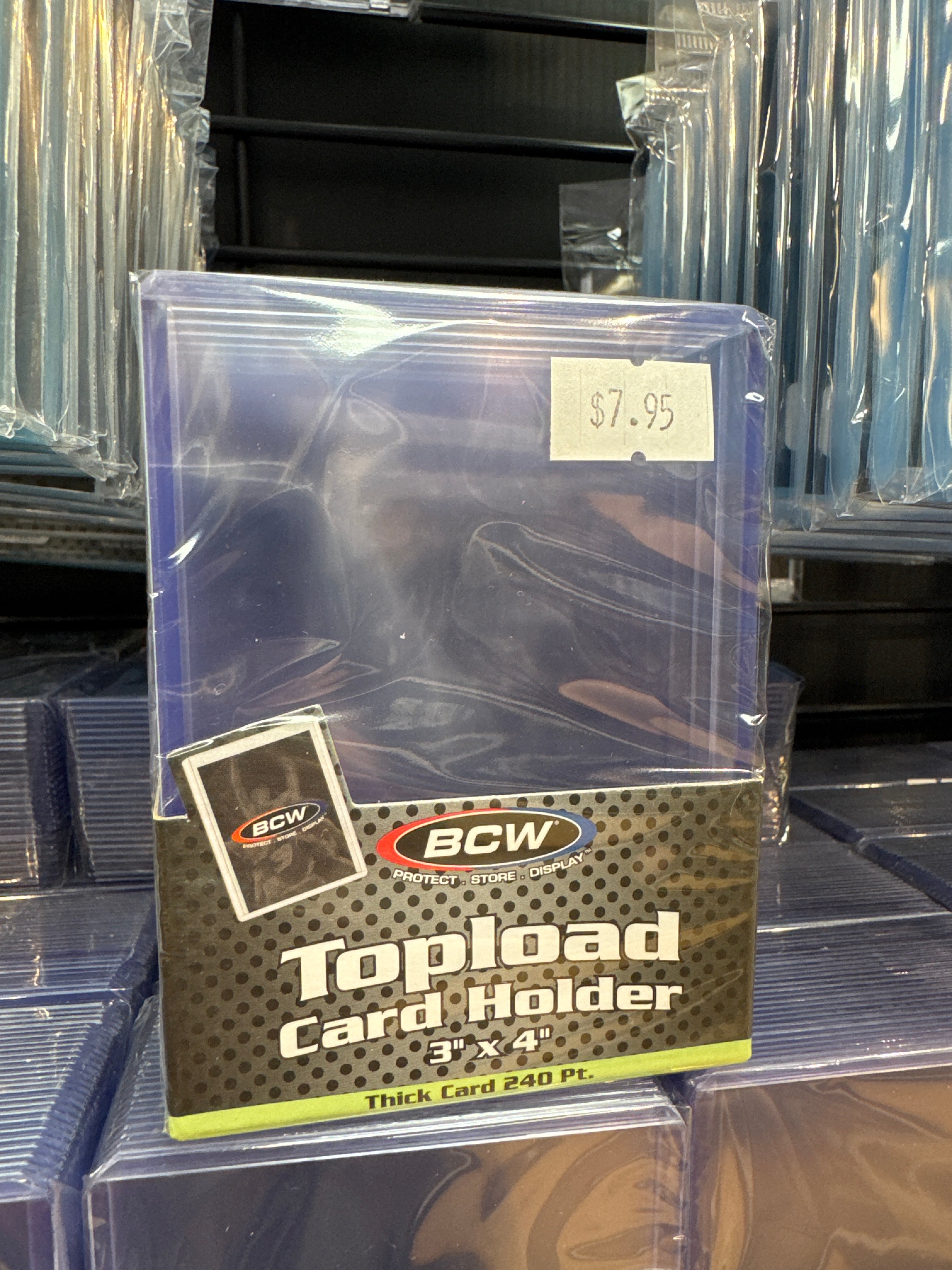 BCW Thick Card Toploader 240pt.
