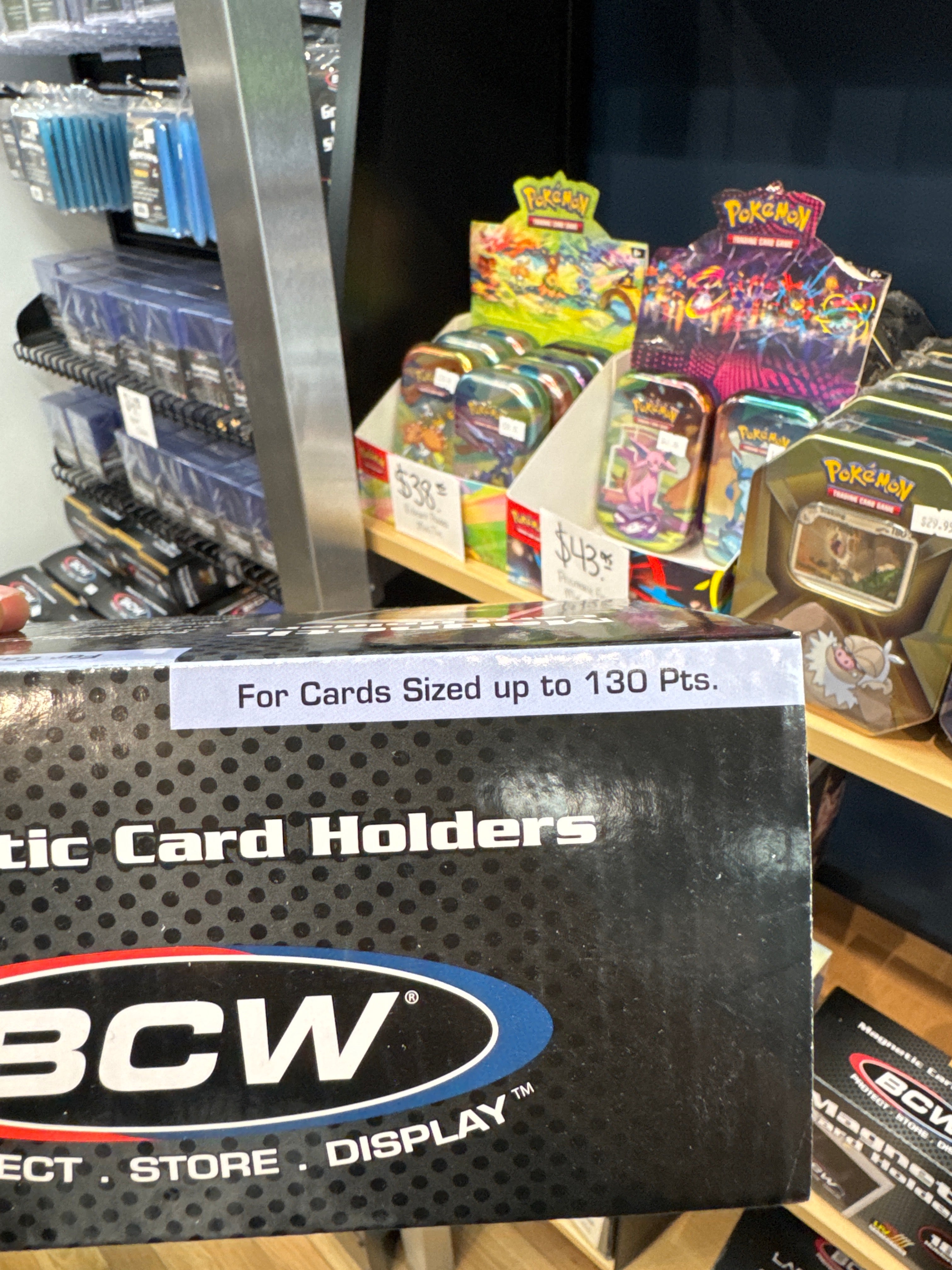 BCW Magnetic Card Holder Case 130pt.