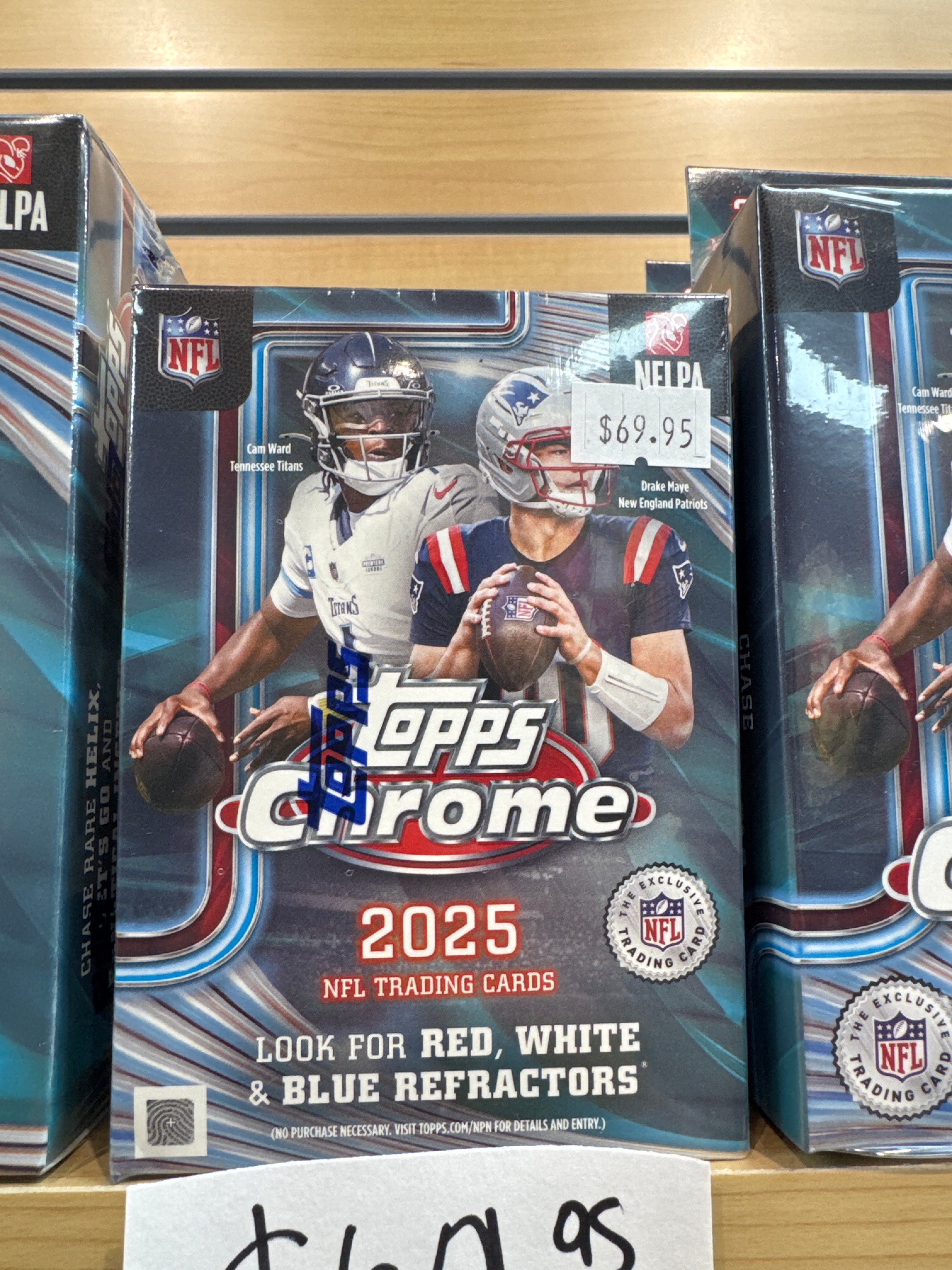 2025 NFL TOPPS Chrome Blaster Box
