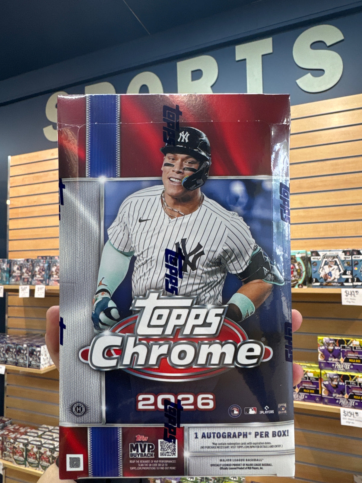 2026 Topps Chrome MLB Hobby Box