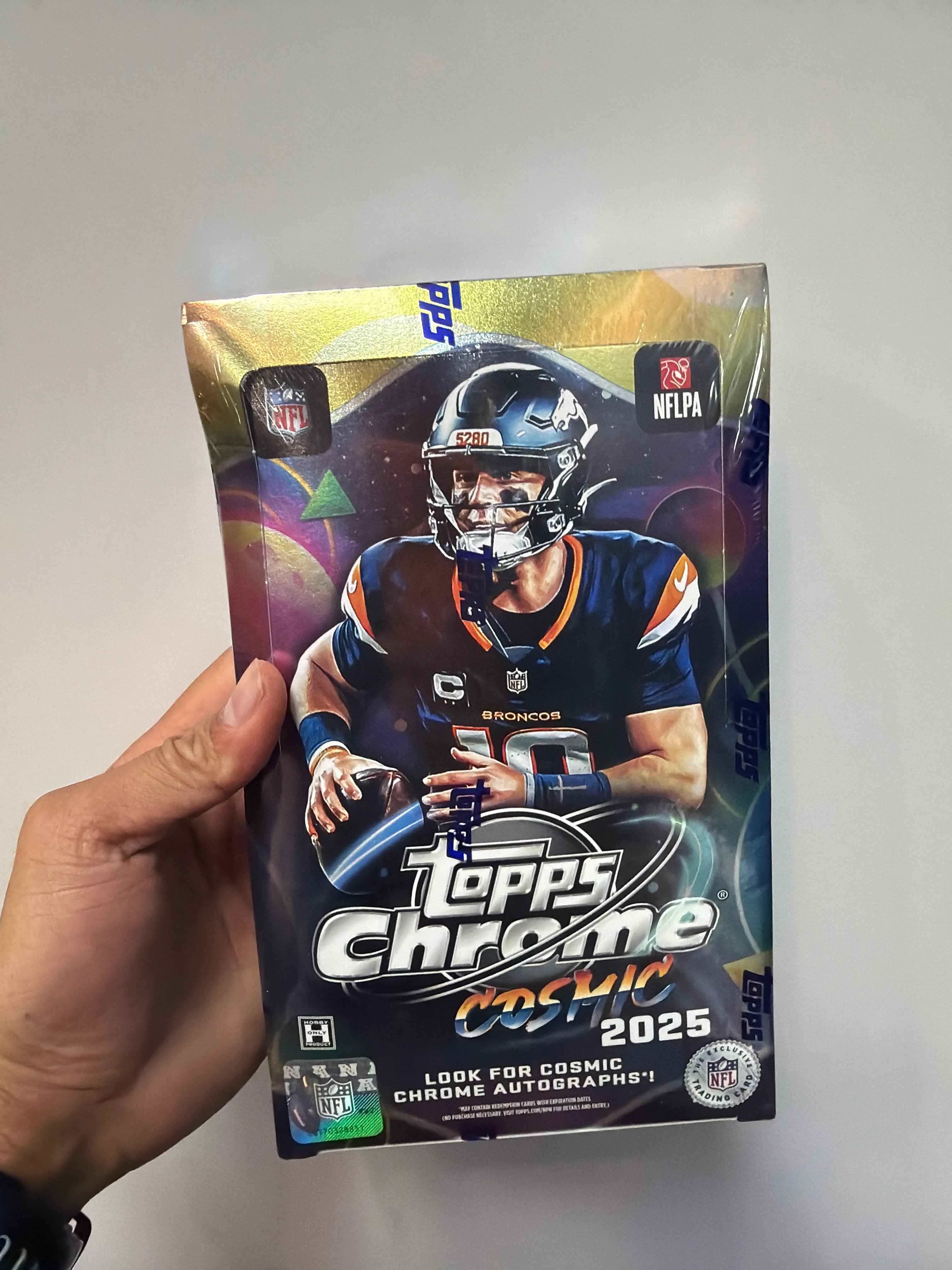 2025 TOPPS CHROME COSMIC FOOTBALL HOBBY BOX