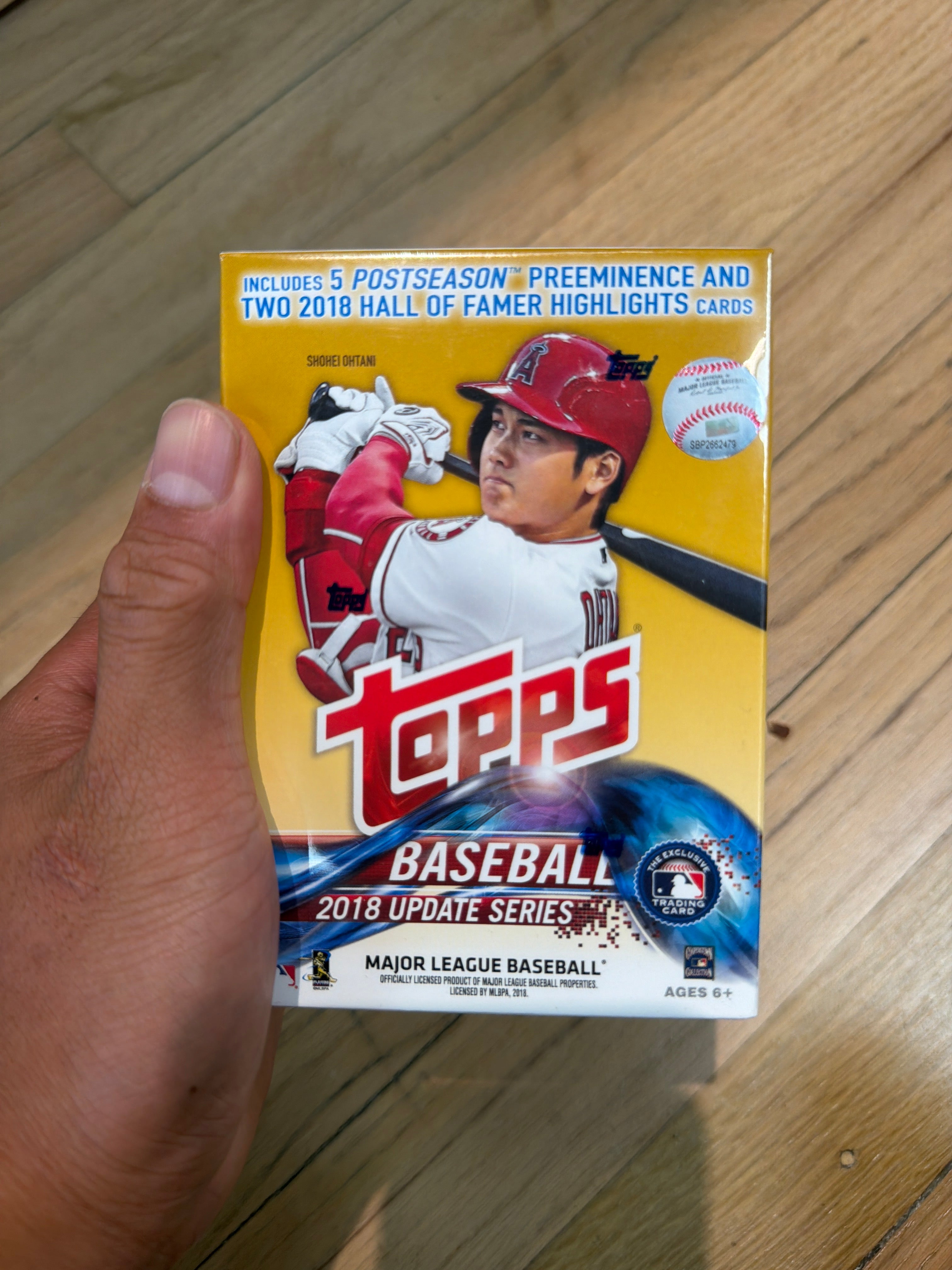 2018 TOPPS UPDATE SERIES BLASTER BOX