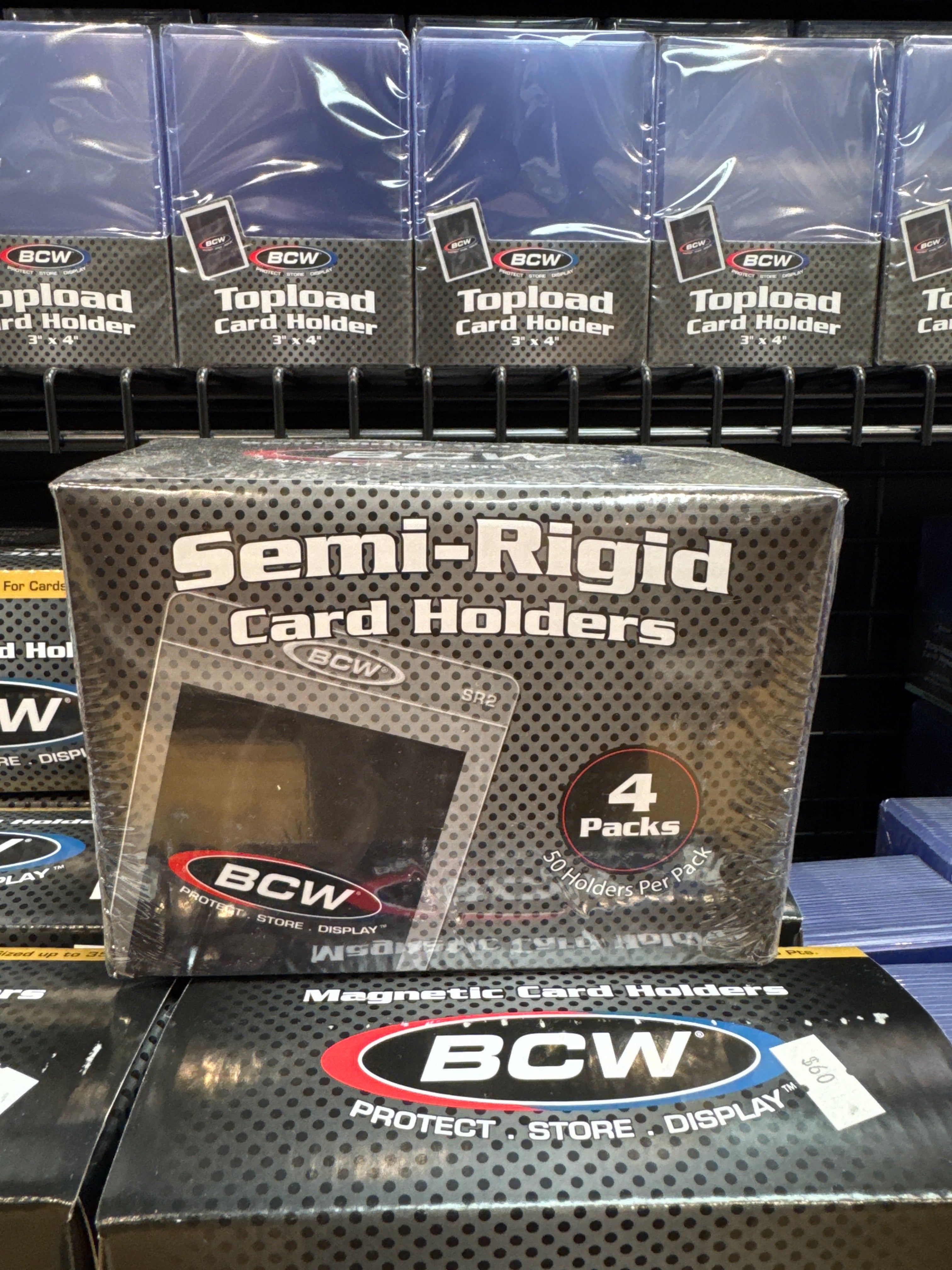 BCW Semi Rigid #2 Card Holders