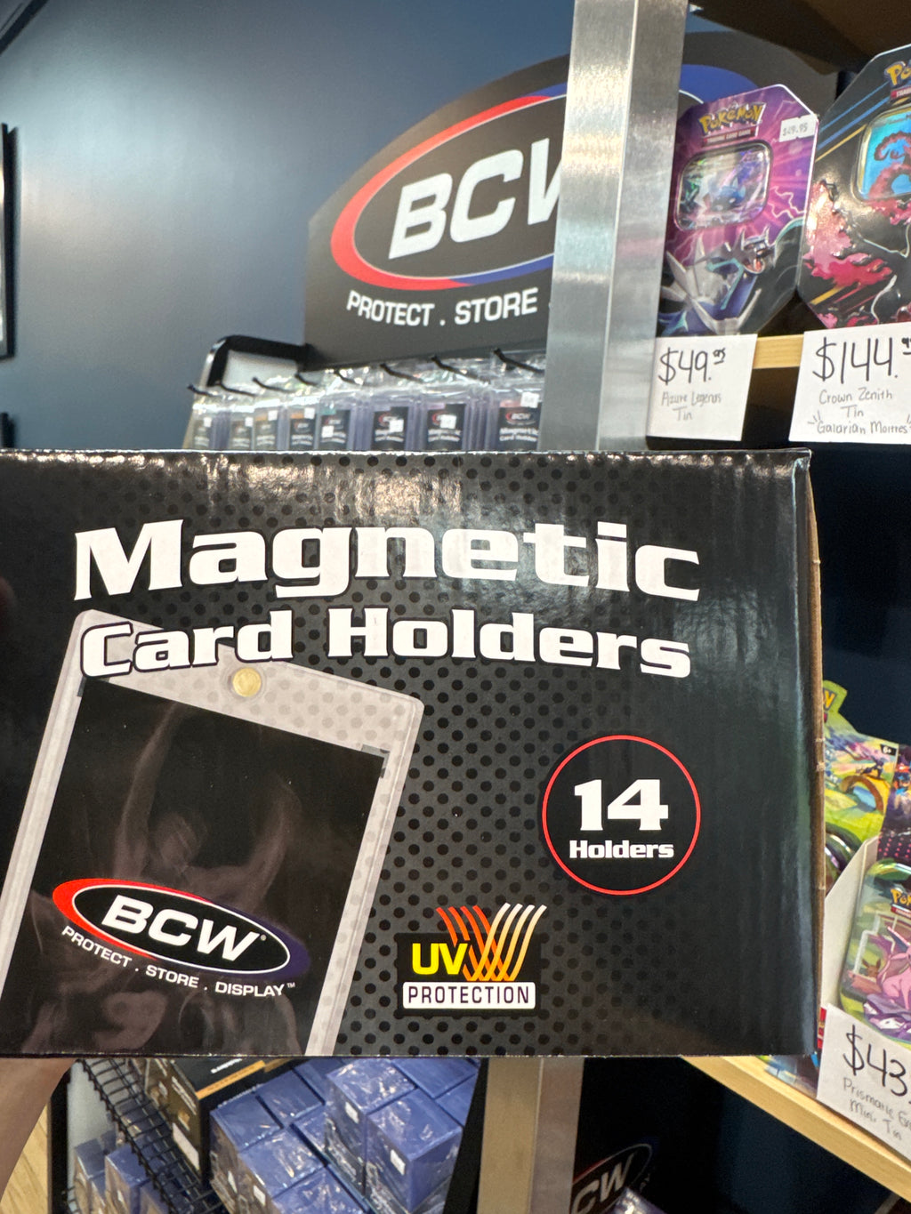 BCW Magnetic Card Holder Case 130pt.