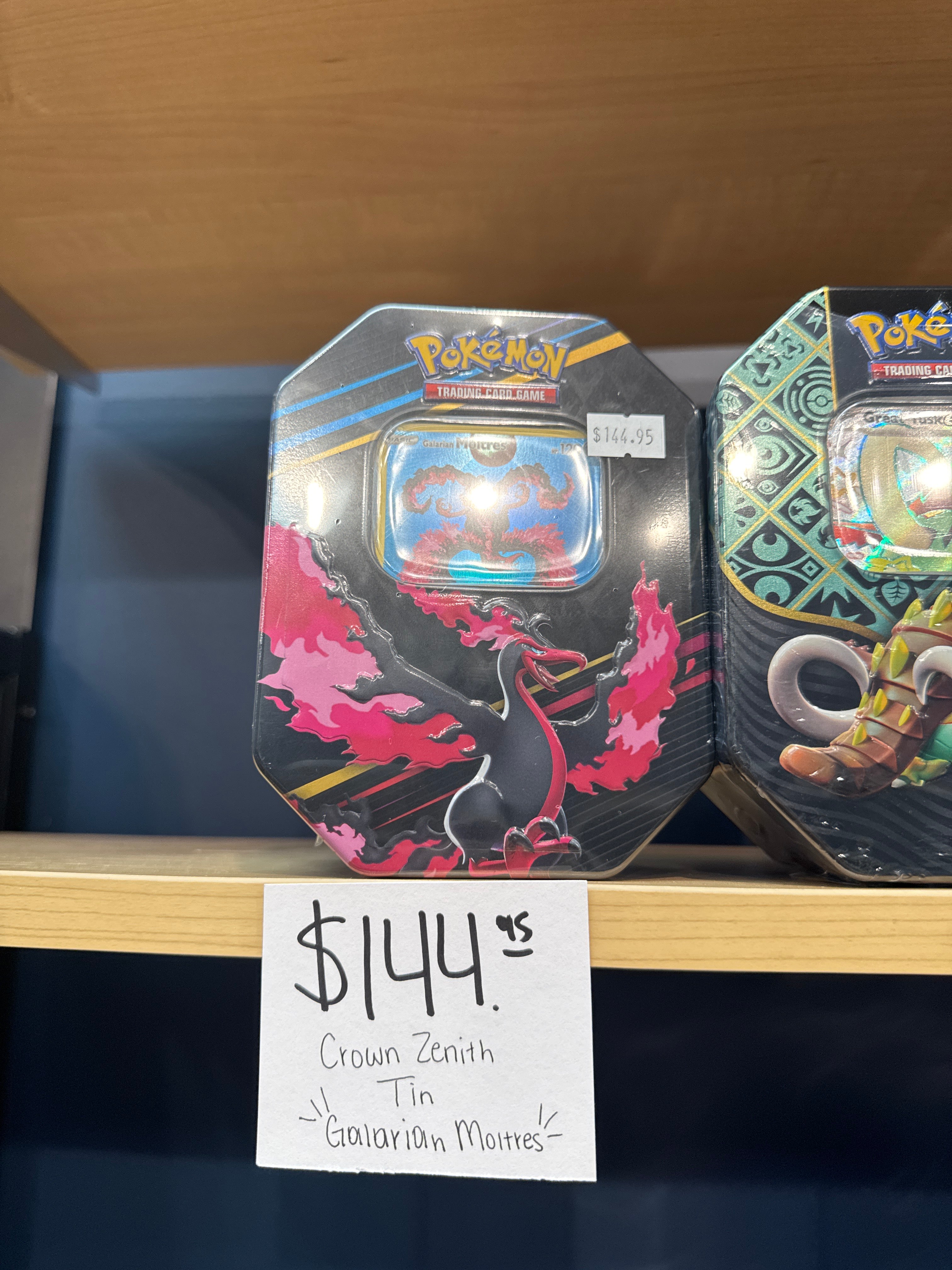 Crown Zenith Tin Galatians Moltres