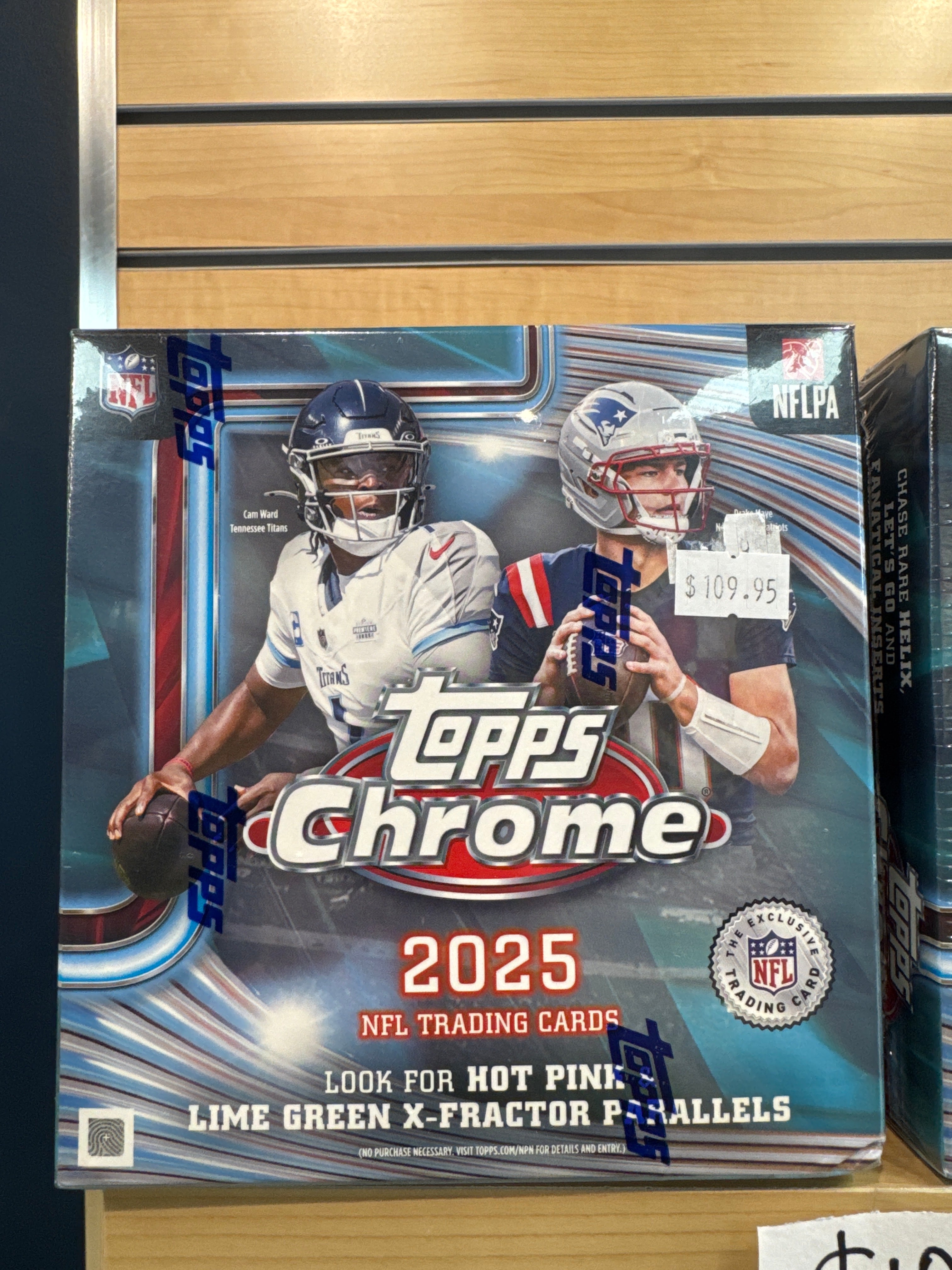 2025 NFL Topps Chrome Mega Box