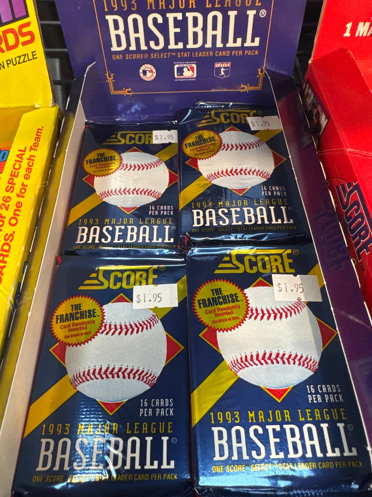 1993 Score MLB Pack